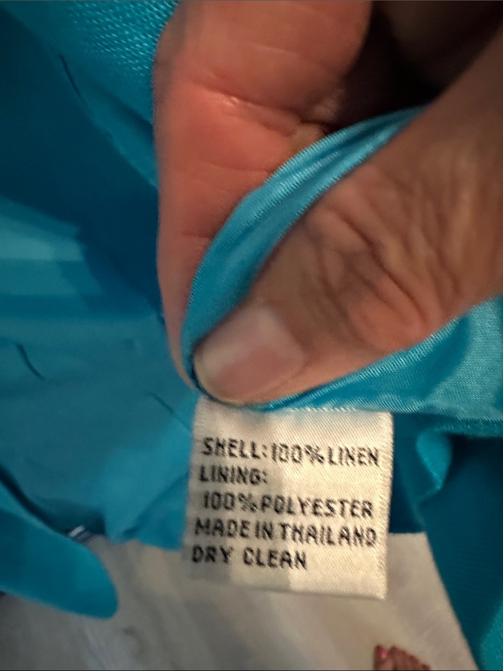 VTG Talbots Turquoise Blazer Jacket - Picture 7 of 7